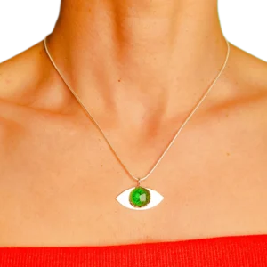 Elegant Heart-Shaped Silver Pendant